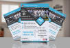 design awesome and unique flyer, poster and brochure