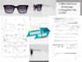 do eyewear sunglass cad technical drawings