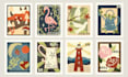 draw a custom postage stamp design