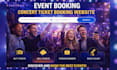 create entertainment concert landing page website