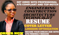 write construction resume engineering resume architecture technical tech resume
