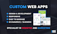 develop a custom web app