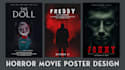 create a professional horror movie poster design
