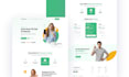 create a custom landing page UI in figma or xd