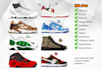 create a professional footwear tech pack and custom sneaker design