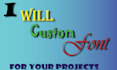 make a custom font for your projects