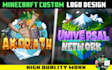 draw minecraft server logo and server icon