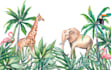paint animals watercolor or digital illustration
