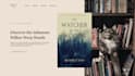 design author website, book author website, author portfolio