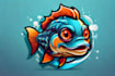 create amazing fish mascot logo with unlimited revisions