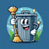 design eye catchy trach can bin cleaning logo in 12 hours