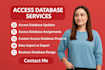 design ms access database assignments and projects