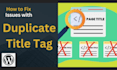 fix duplicate title tag