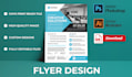 do outstanding flyer, sales flyer, sell sheet and sales sheet design