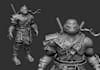 3d character modeling for games or printing high details