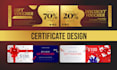 do certificate, gift certificate, voucher, coupon design