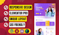 build personal portfolio website, business website, landing page, wordpress blog