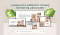 build a shopify website, dropshipping shopify store
