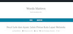 write food or culinary articles in indonesian