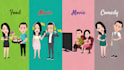 create romantic love story, animated wedding invitation, proposal video