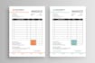 create excel invoice design template, receipt and bill