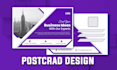 create any size print ready flyers, postcard, door hangers design in 24 hours