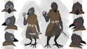 create a character sheet or lineup for your ocs