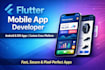 develop custom android and ios mobile apps using flutter
