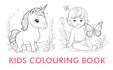 design and draw children colouring book illustrations