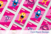 design playing cards and flashcards with illustrations
