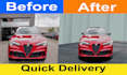do car photo retouching and editing