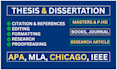 edit, proofread, format and fix citations in thesis or dissertation