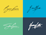 do fully custom handwritten signature or monogram logo