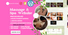 design med spa massage home care appointment booking website