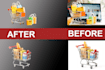 do background removal and transparent or erase quickly