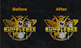 change text, refresh, recreate, revamp, and redraw your logo with transparency