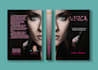 design your book cover in awesome flat, retro or vintage style