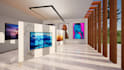 create custom 3d art exhibition gallery