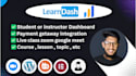 design online course related  website using learndash lms