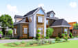 do house 3d exterior design, visualization rendering and animation by architect