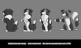 design a 2d cartoon character ready for animation