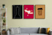 do typography poster, logo, brochure, t shirt and wall art