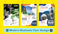 design professional business flyer and corporate onepager