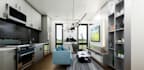 design modern 3d home interior rendering