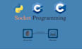 do socket programming and networking udp tcp in c cpp java python js, os, cuda