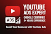do organic super fast youtube video promotion with google ads