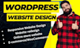 design and develop a professional wordpress website and blog