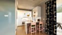 design modern kitchen interior with realistic 3d rendering