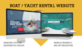 create rental website, boat rental, pontoon rental  yacht rental, yacht booking
