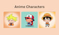 do cute characters flat illustrations